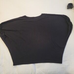 Bryn Walker Black 100% Cotton Wilder Elbow Dolman Sleeve Top Size XS Made in USA